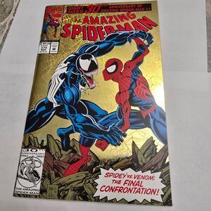 Amazing Spider-Man #375 Gold Foil Venom Cover Marvel 1993 Anniversary